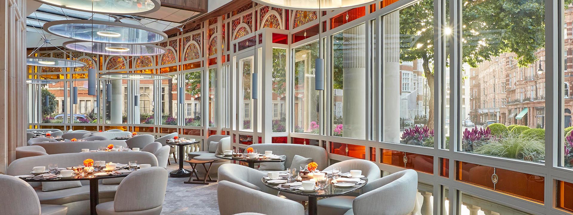 Interior of Jean-Georges at The Connaught in Mayfair