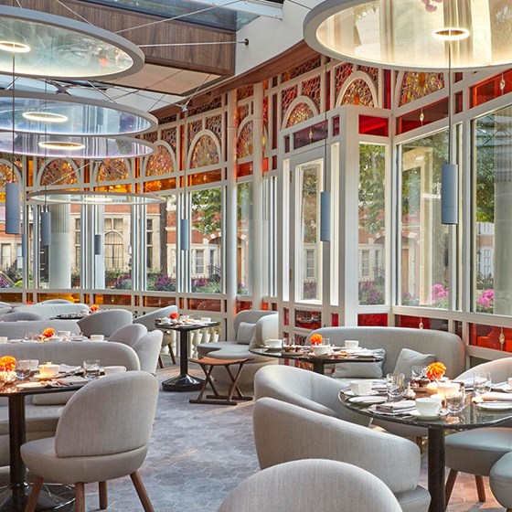 Interior of Jean-Georges at The Connaught