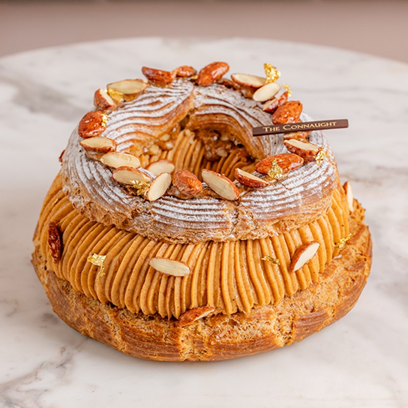 A Paris Brest at The Connaught Patisserie