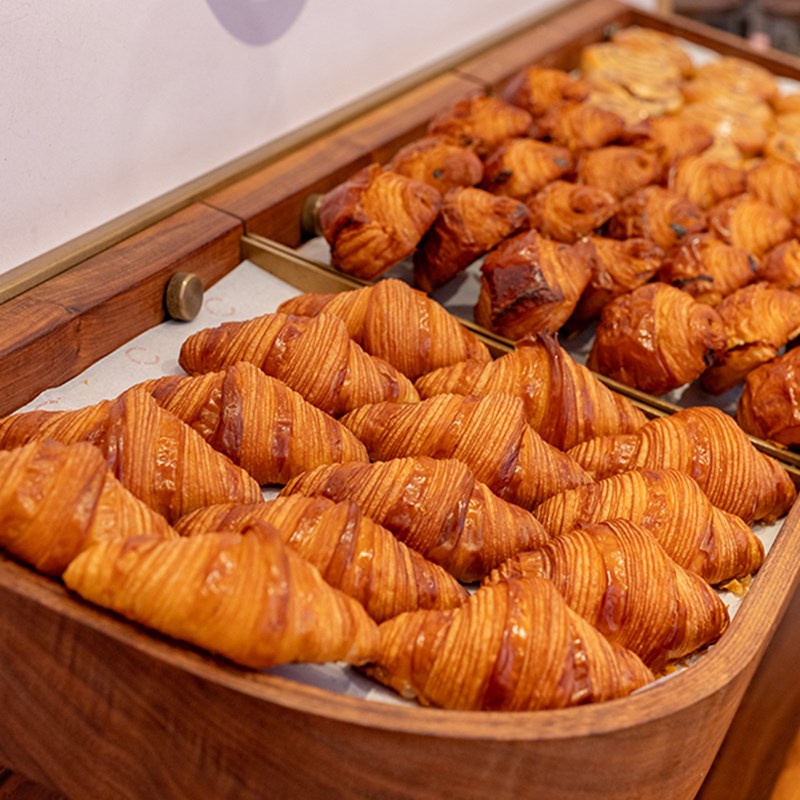 The pastries at The Connaught Patisserie